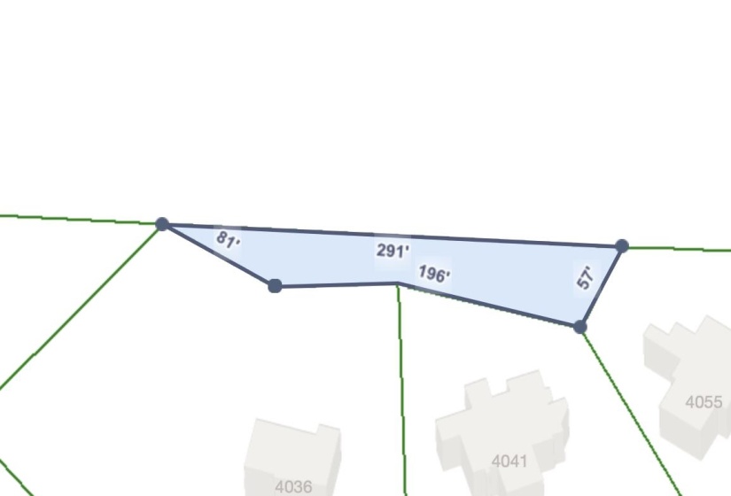 Map / location with property boundaries highlighted