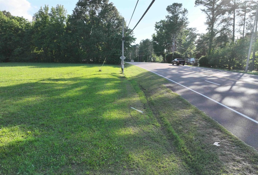 View of asphalt street