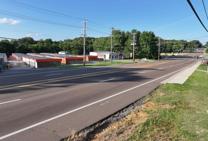 View of asphalt street