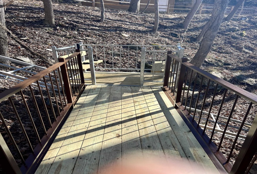 View of deck