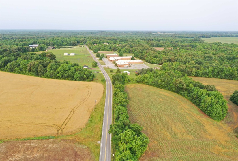 View of rural area featuring a forest