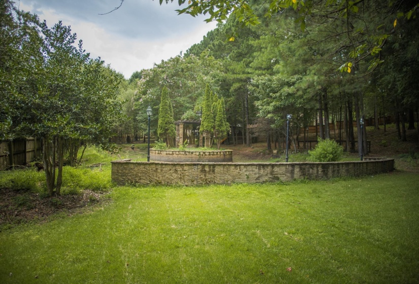 View of grassy yard