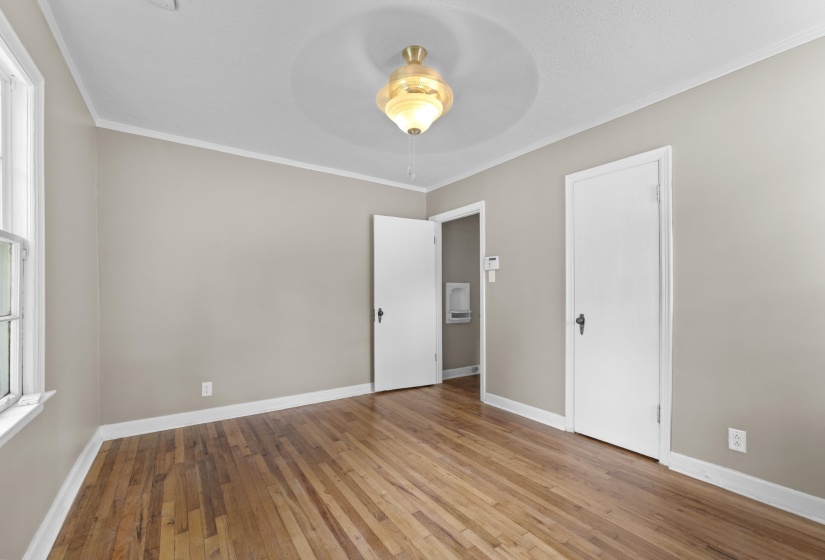 Another view of the primary bedroom.