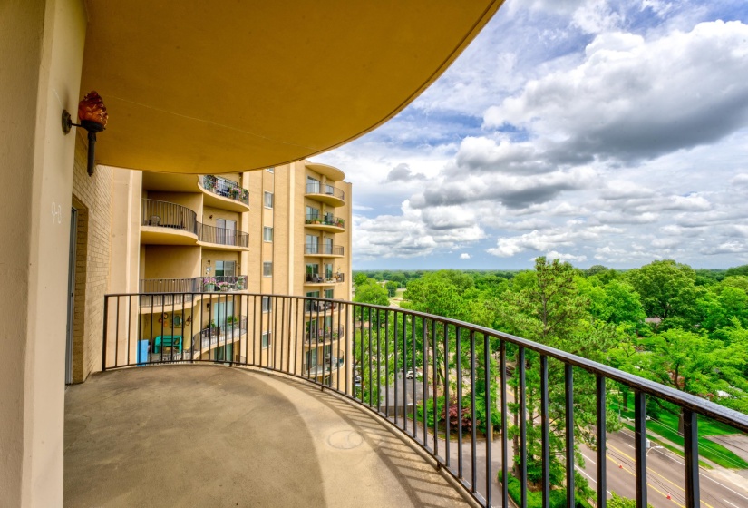 With three balconies, two of them oversized and facing east, this home offers exceptional views that capture the beauty of Memphis.