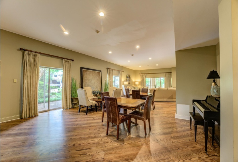 The condominium offers thoughtfully designed common areas where residents can relax, gather, or entertain.