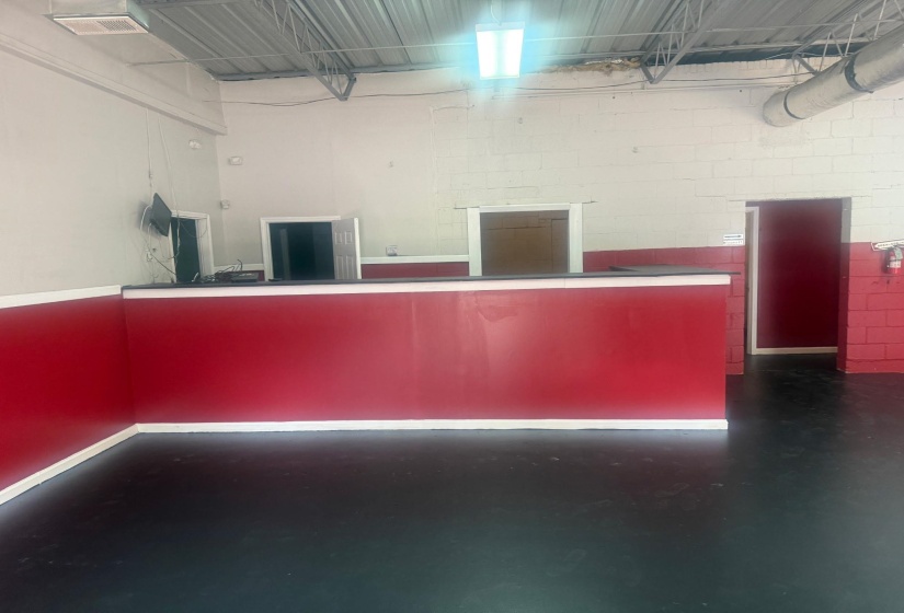 View of reception area