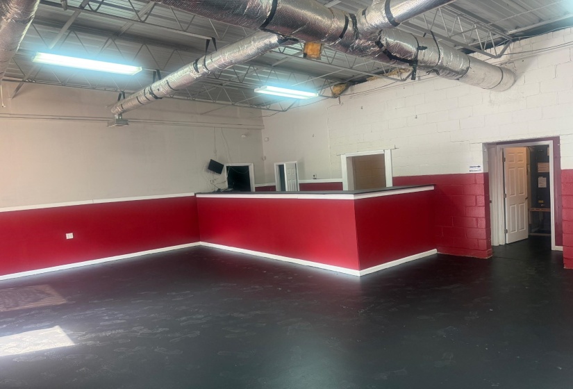 View of welcome area