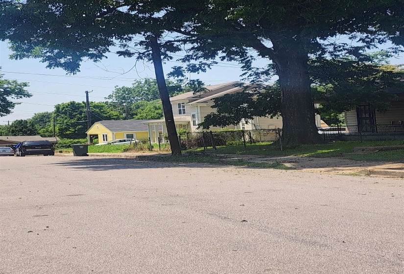 View of asphalt street