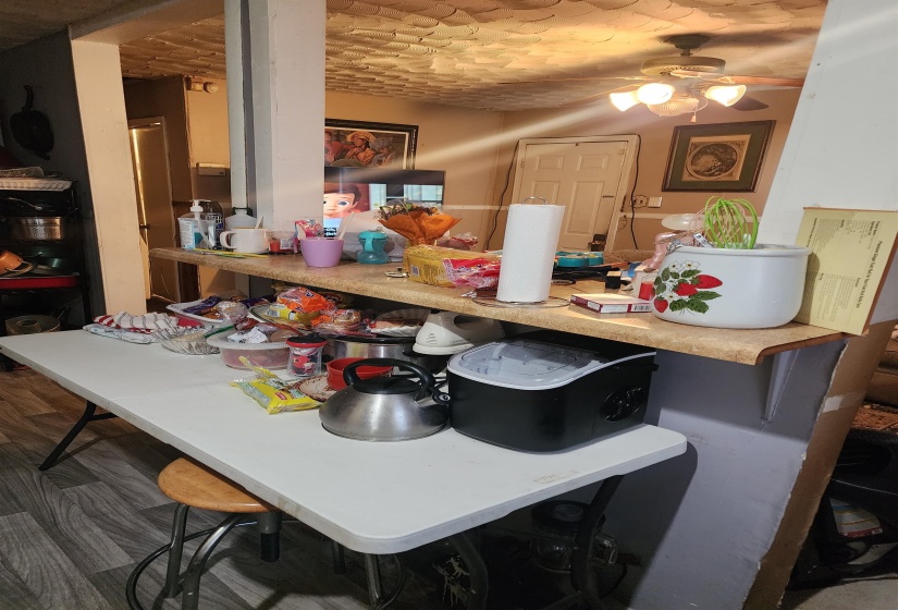 Kitchen with a breakfast bar