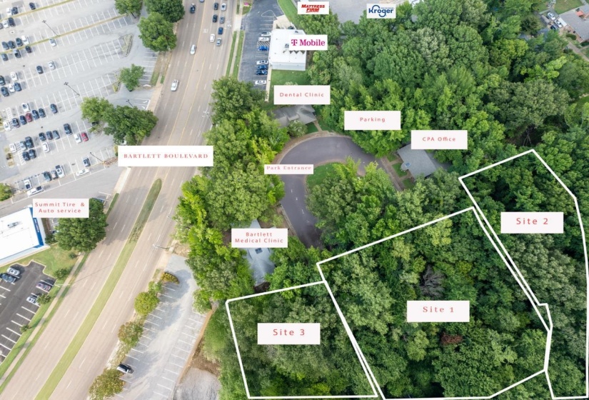 Map / location featuring property boundaries highlighted
