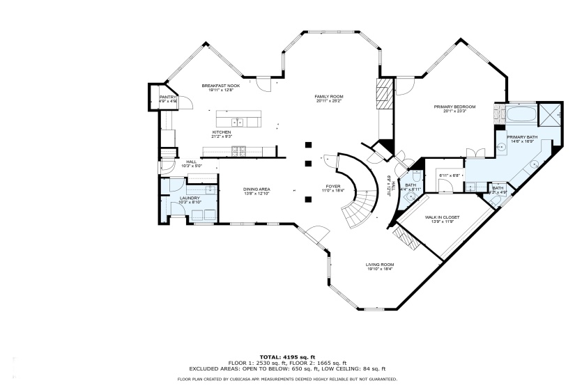 First floor plan layout