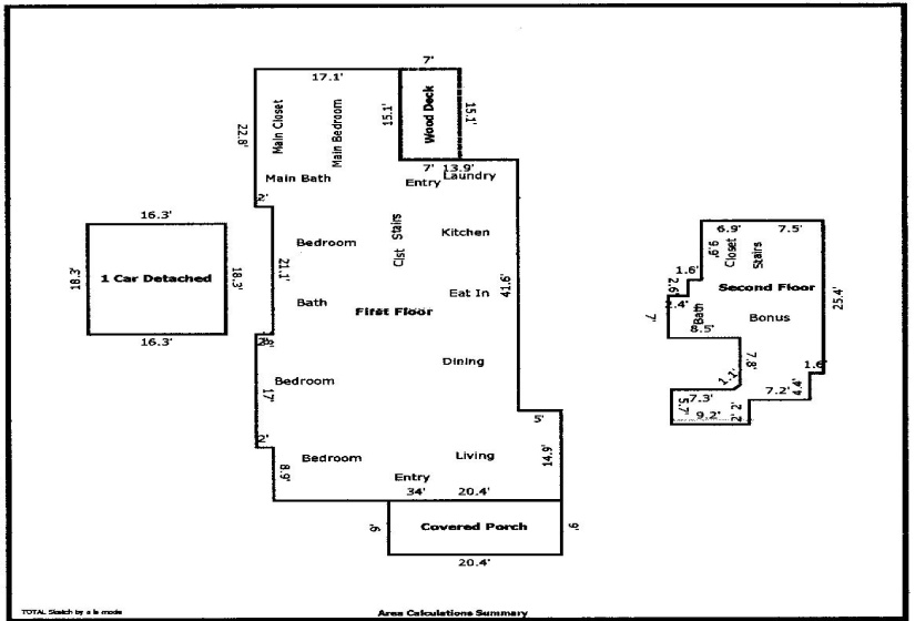 View of floor plan / room layout