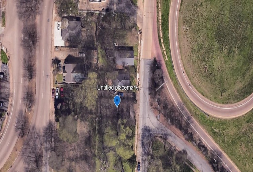Aerial view of property's location