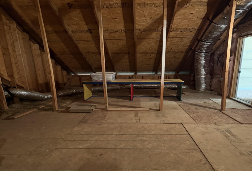 View of attic