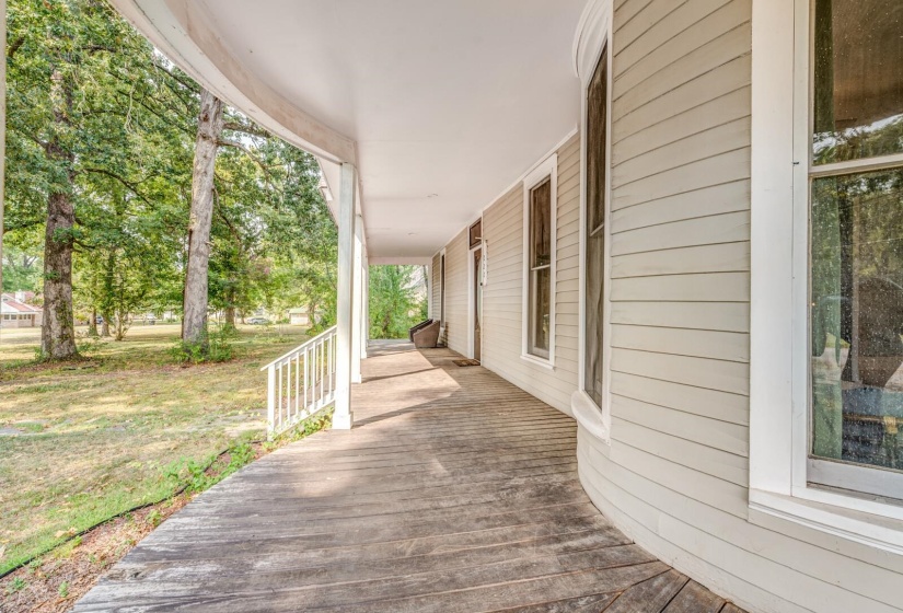 View of wooden porch