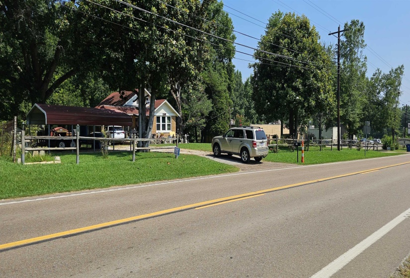 View of asphalt road