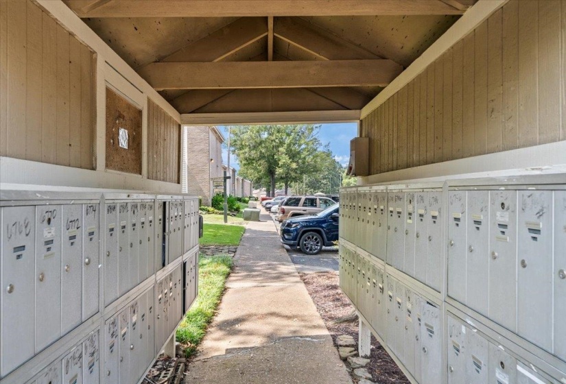 View of property's community with mail area