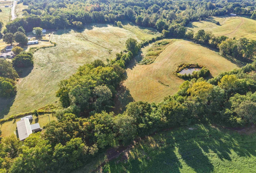 Aerial view of property and surrounding area