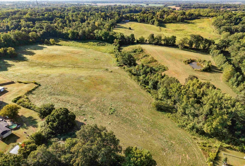 Aerial view of property's location