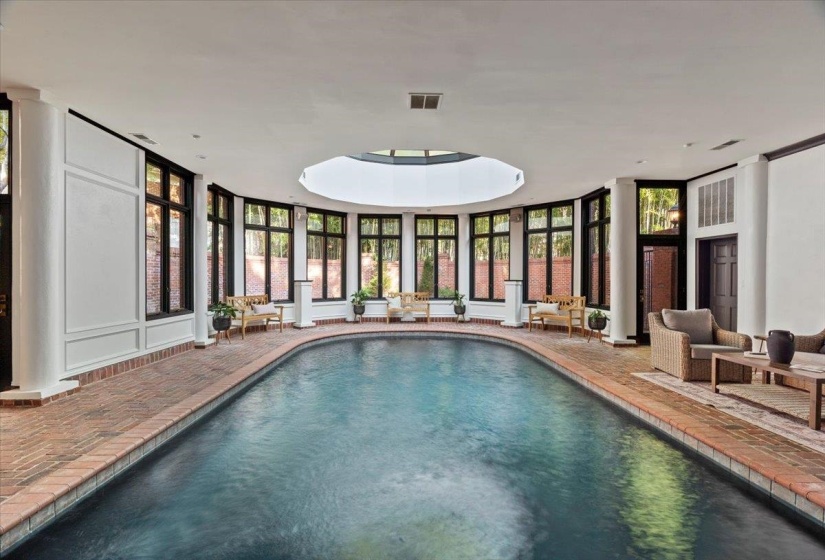 View of indoor pool