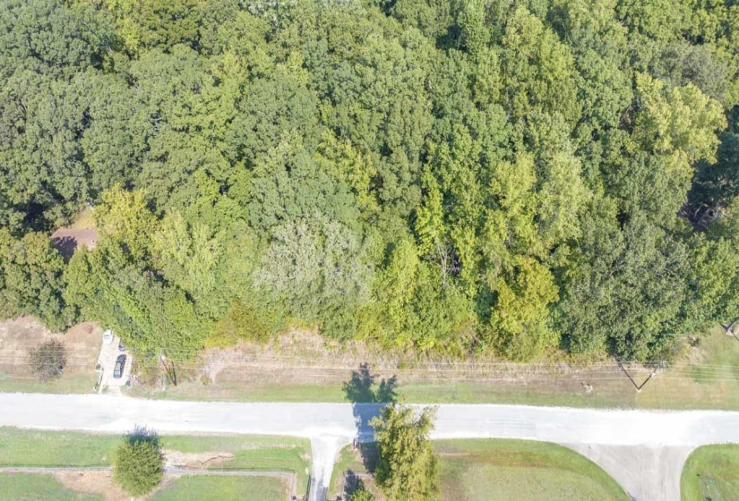 Aerial overview of property's location