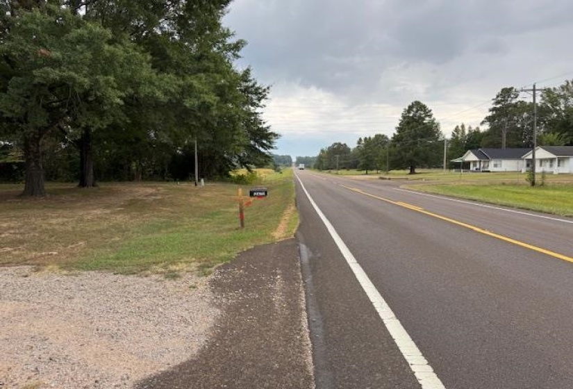 View of asphalt road