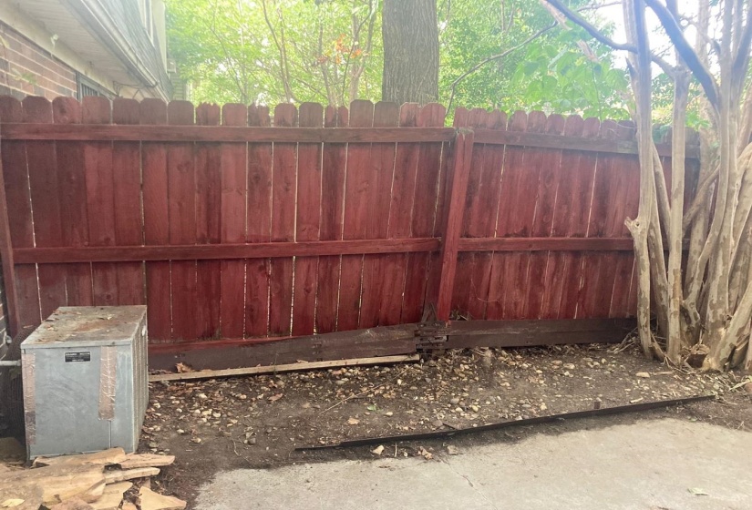 View of gate