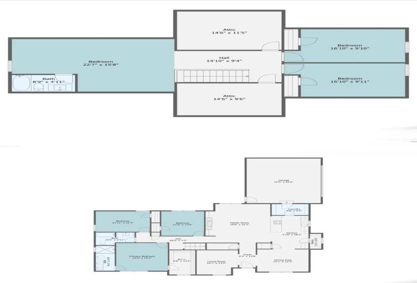 View of floor plan / room layout