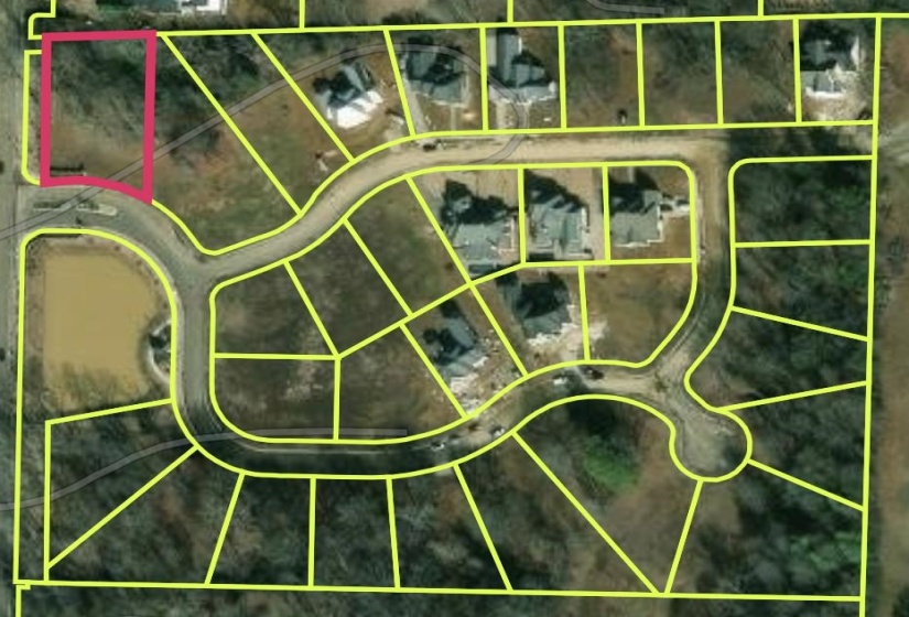 Aerial overview of property's location