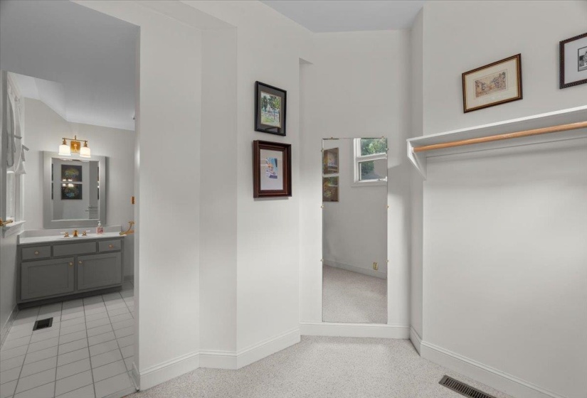 Bathroom with baseboards and vanity