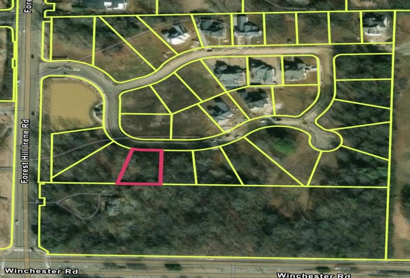 Map of property location featuring property boundaries highlighted