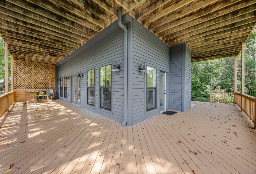 View of deck