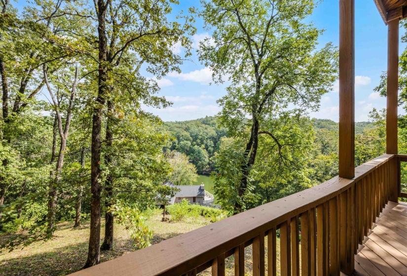 Year round water views from Lower deck