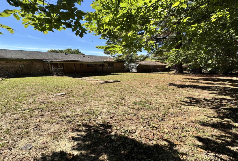 View of green lawn