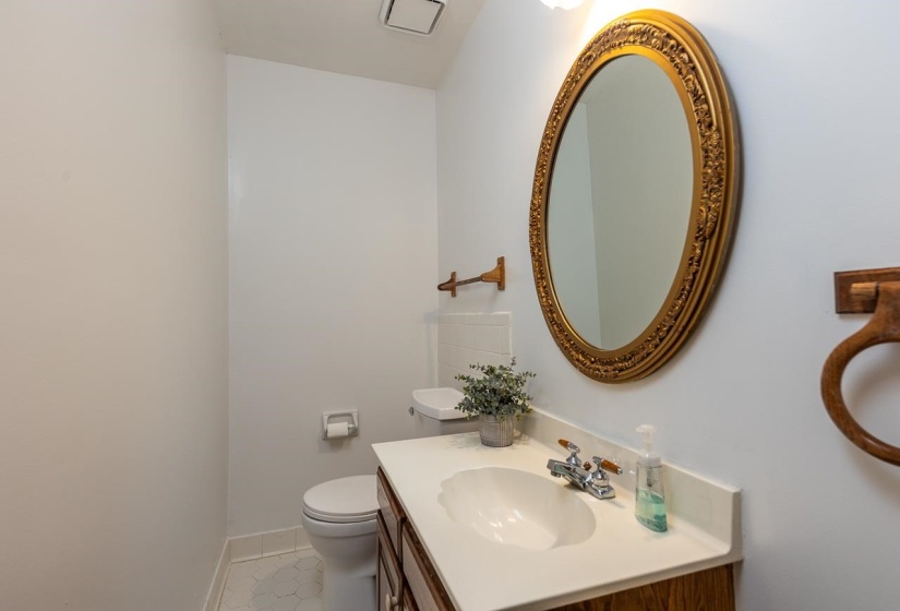Main floor half bath