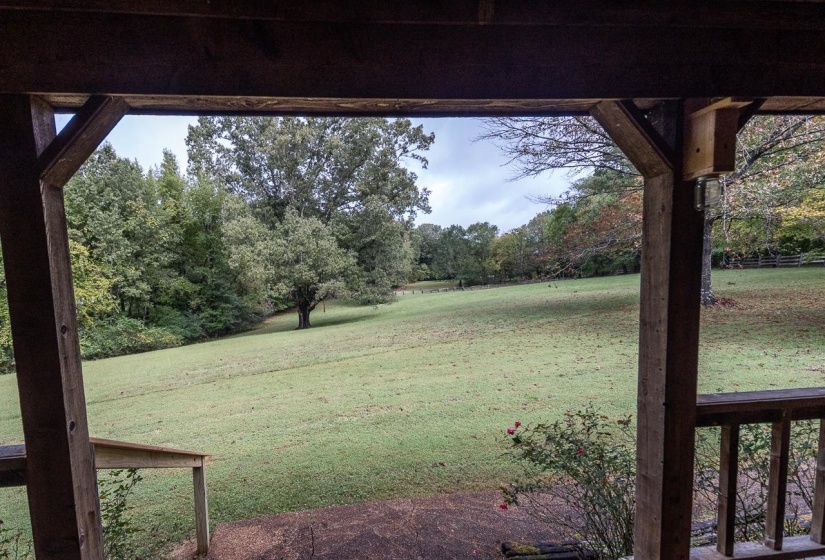 View from your front door - away from the road for great privacy!