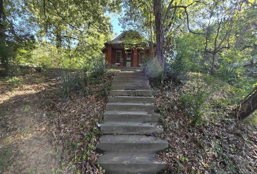 View of stairway