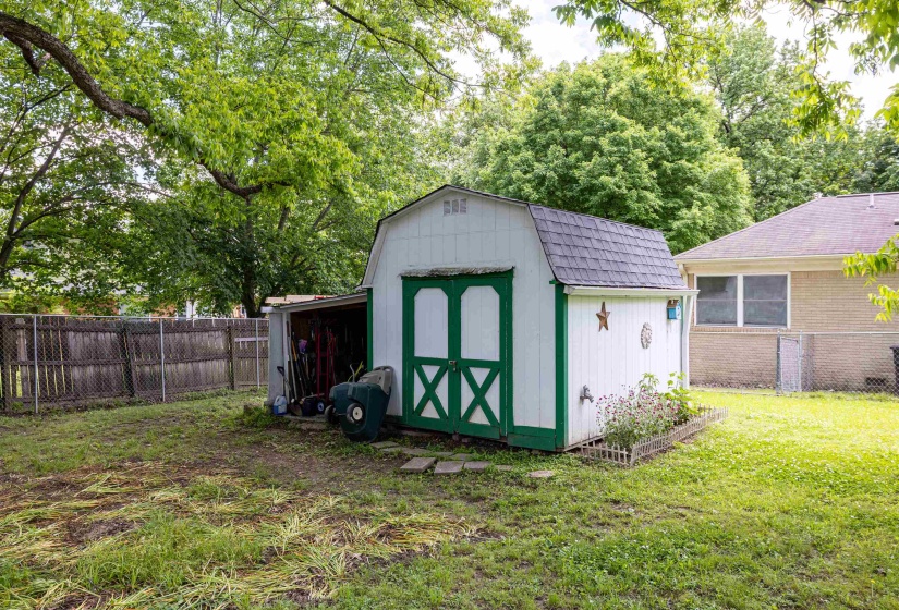 View of shed