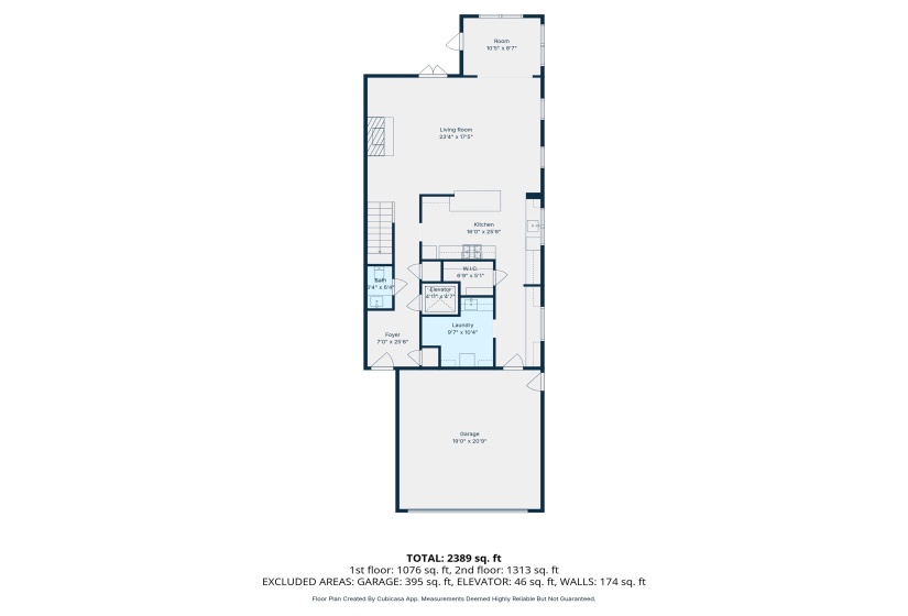 View of floor plan / room layout