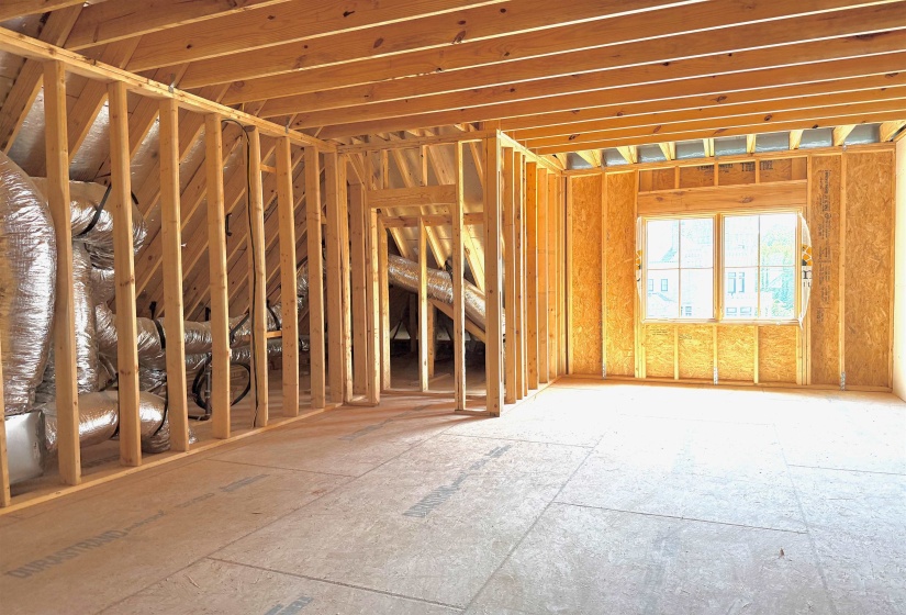 View of attic