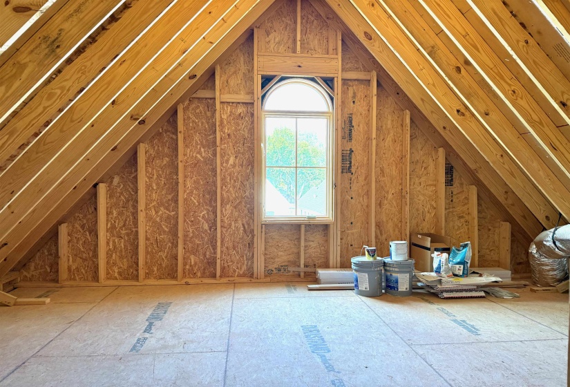 View of attic