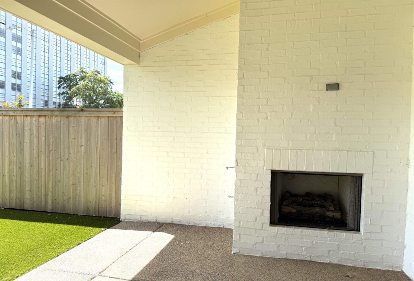 Detailed view of brick siding