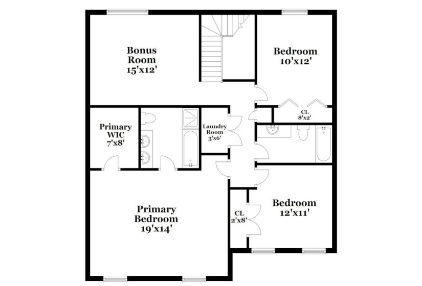 View of floor plan / room layout