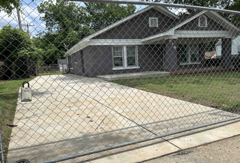 View of front of home with a gate