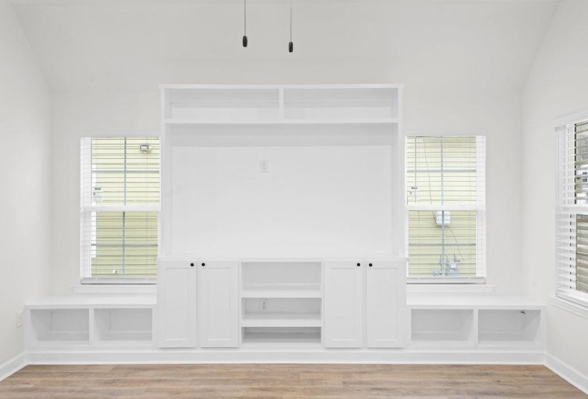 Detailed view of wood finished floors