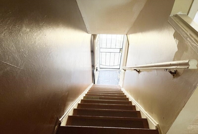 View of stairs