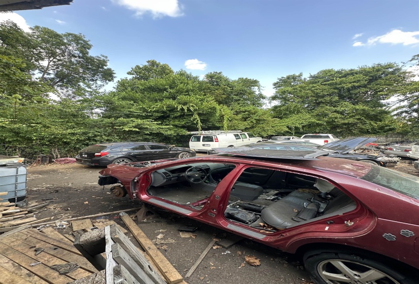 View of uncovered parking lot