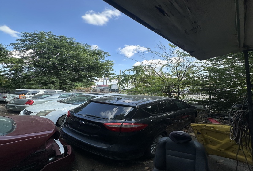View of uncovered parking lot