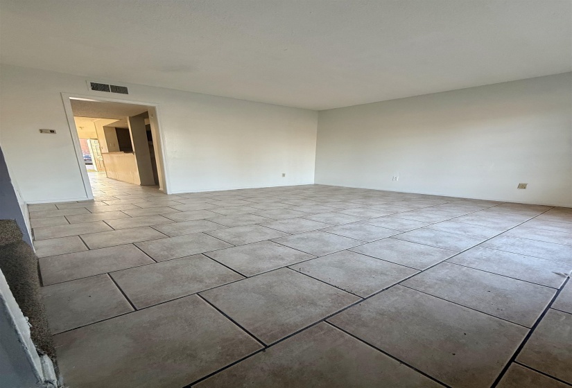 Spare room with tile patterned floors