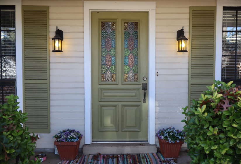 Doorway to property